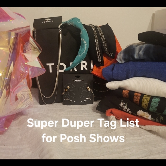 torrid Tops - Tag List For Shows